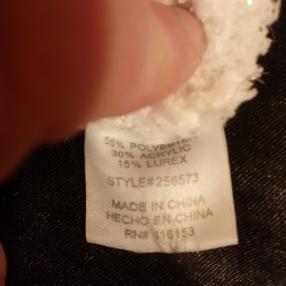 Kidscore Pink & White Striped Fuzzy Pullover Sweater With Disney Cat Size Small - Picture 5 of 6